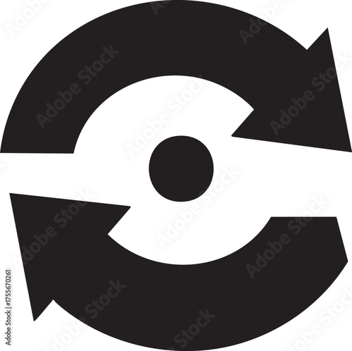 Energy Flow Silhouettes Vortex Swirl Atmospheric Dynamics Natural Currents Icon