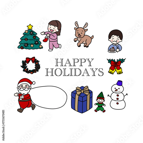 クリスマスと子供-1