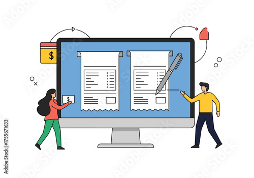Digital invoicing and online payment processing for small businesses.