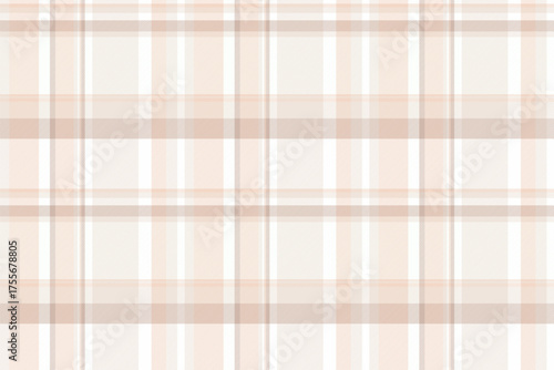 Elegant plaid pattern in soft, neutral tones. Versatile texture for backgrounds, textiles, or fashion designs. Classic style with a modern feel.