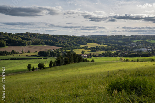 Gebirgslandschaft in der Oberlausitz bei Neukirch Lausitz 