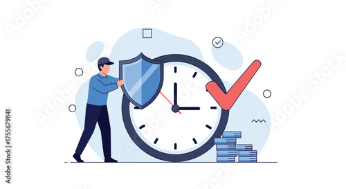 Secure time management practices ensure efficient and successful project completion.