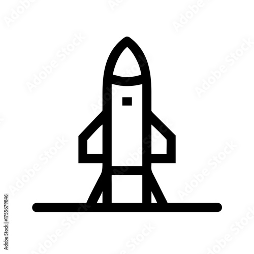 Launch Pad Icon Set — Space, Technology, Rocket, Launch, Science, Digital, Exploration Icons