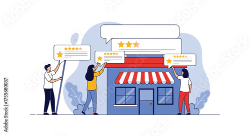 Online reviews profoundly influence customer perception and business success helping to build trust and credibility.