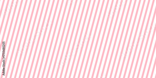 Pastel Candy Stripe Pattern. Light Pink Vertical Lines