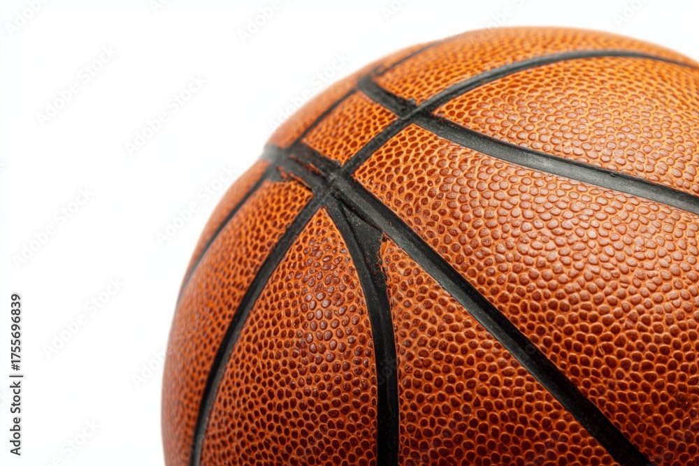 Fototapeta premium basketball ball isolated with a copy space