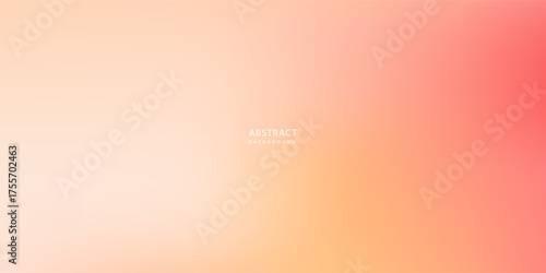 Pastel red and orange gradient background. Colorful blurred texture design for digital, banner, web, poster, ads, surface, backdrop, header, greeting, invitation, celebration, decor, display, branding