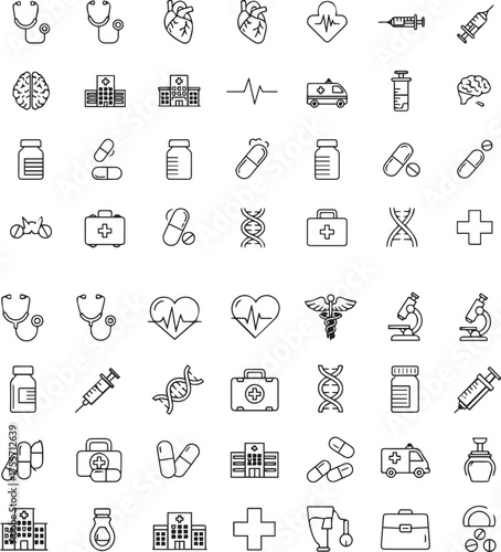 business and finance icons set