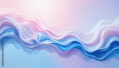 Soft Swirls of Color: A serene display of flowing abstract forms in delicate shades, a symphony of gentle waves that dance across the composition. A visual ode to the ethereal and the calming.