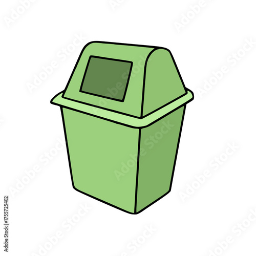 Dustbin with Lid on White Background

Modern Plastic Dustbin for Home or Office