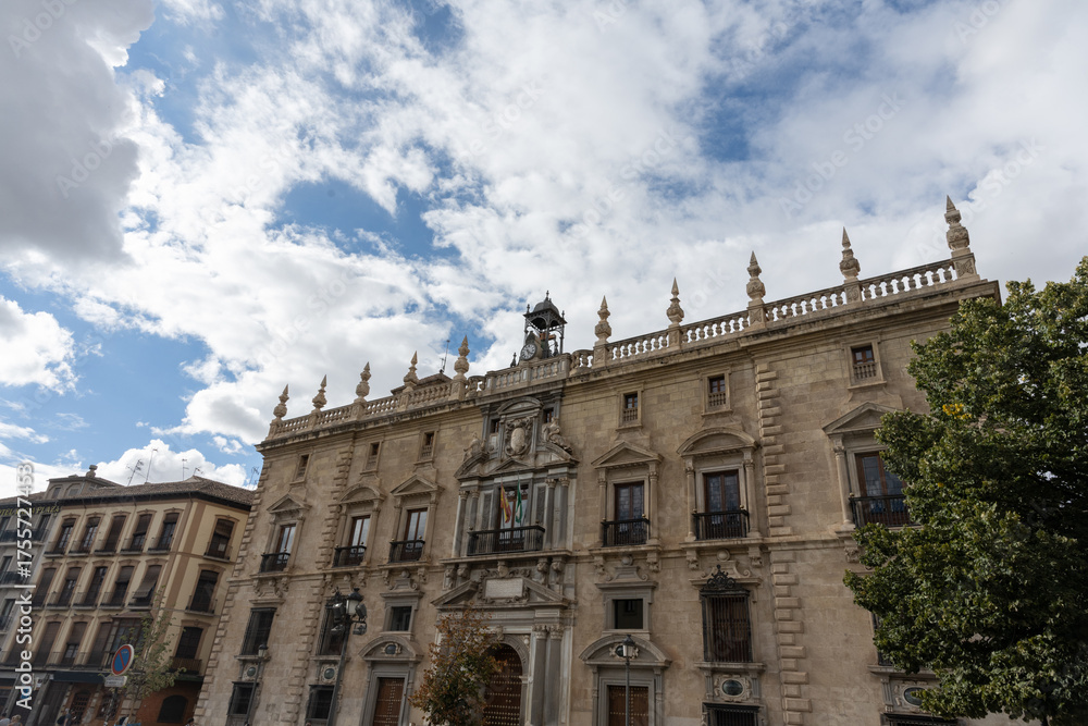 Fototapeta premium Courthouse of Granada, historic architecture in Andalusia