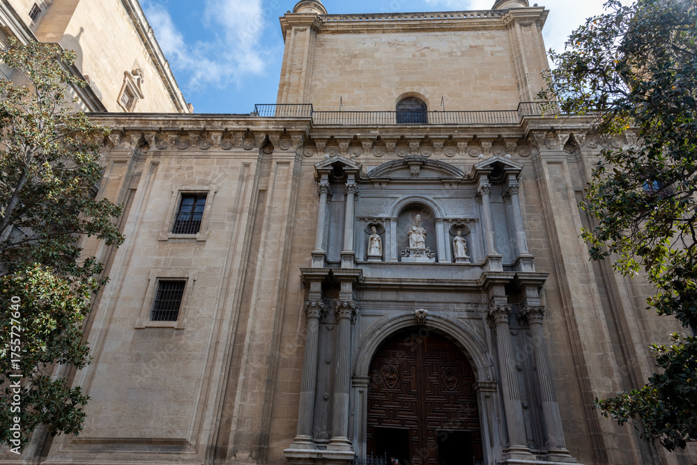 Obraz premium View of the Chapel of Perpetual Eucharistic Adoration in Granada, Spain