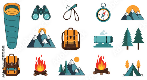 Essential camping gear and outdoor adventure equipment for a memorable trip.