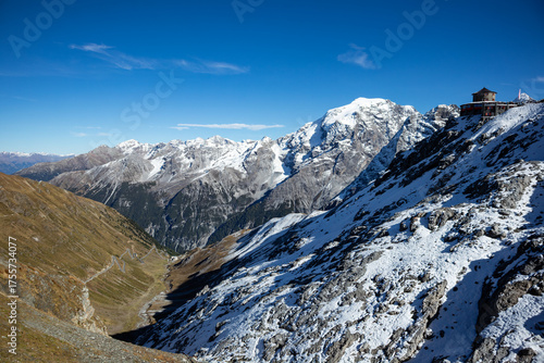 Landscape of Alto Adige from Stelvio Pass