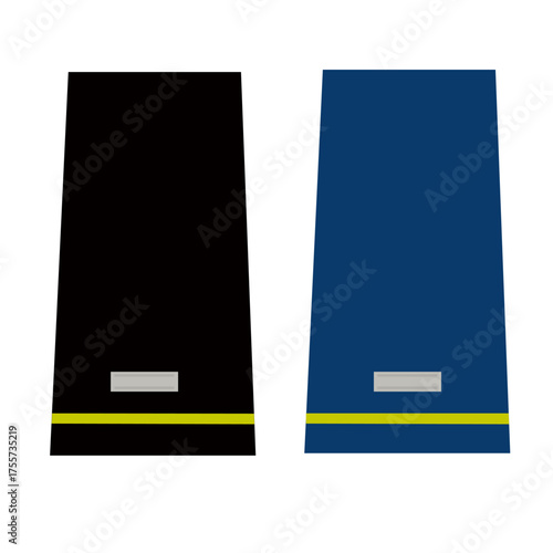 Galon de passant d'épaule et de manche de l'armée de terre et de l'air de l'armée américaine : sous-lieutenant  (2st lieutenant)