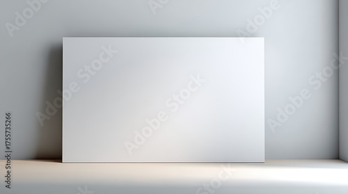 Wallpaper Mural Blank Canvas on Minimalist Wall in Modern Interior Space for Creative Presentation Torontodigital.ca