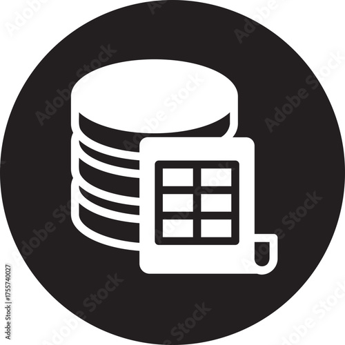 database table glyph icon