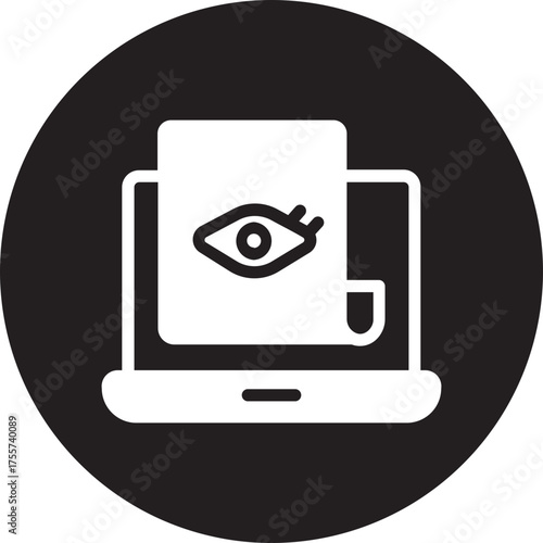 monitoring glyph icon
