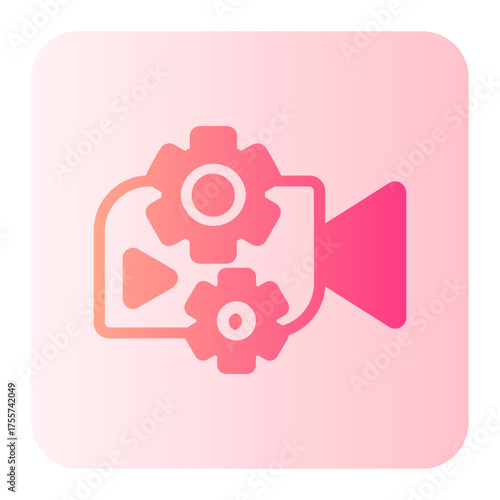 video gradient icon