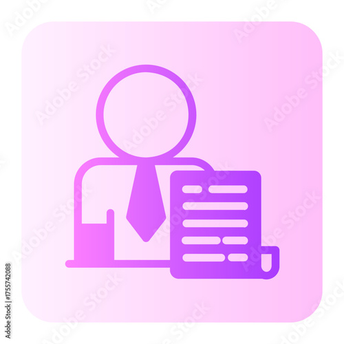 assigning gradient icon