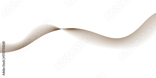 perfect for backgrounds, digital art, presentations,brown wave curve liner minimalist concept poster illustration,presentations, branding, and modern creative projects