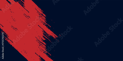 Abstract Blue and red abstract grunge background with halftone style modern arts sport background modern