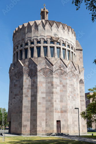 Modern Architecture of Mother See of Holy Etchmiadzin in Vagharshapat, Armenia 