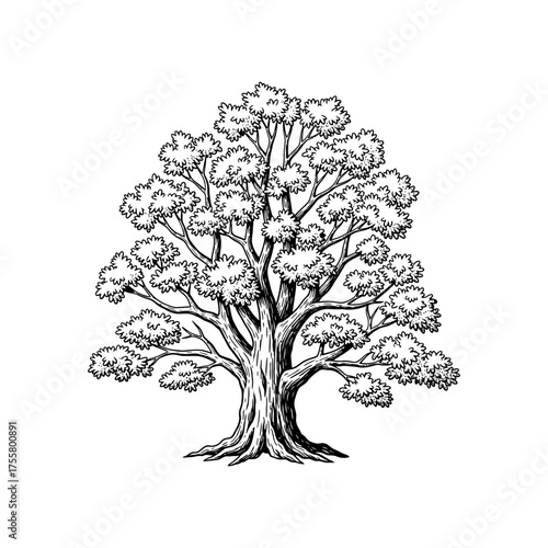 Tree icon flat vector design.