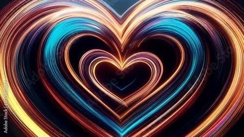abstract heart background