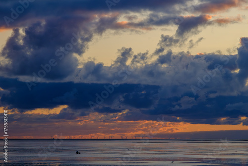 Wolken über der Nordsee