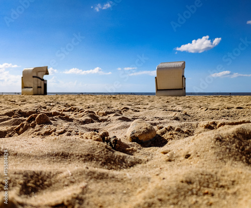Strandkörbe am Strand