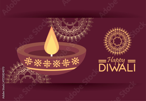 Happy diwali images happy diwali vector illustration design 