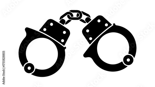 Handcuffs with transparent background