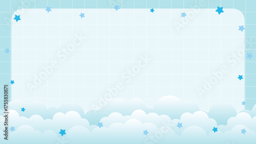 Beautiful blue sky with fluffy clouds vibrant weather scene scenic landscape outdoor nature view peaceful atmosphere daytime sunlight serene environment natural sky photography
