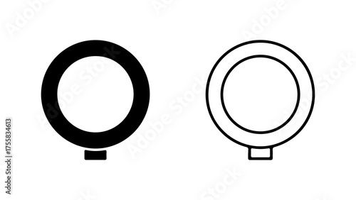 Ring lights with transparent background