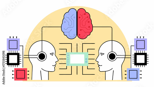 brain working together agent concept vector
