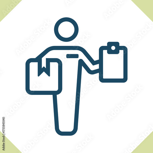 Delivery Man Icon