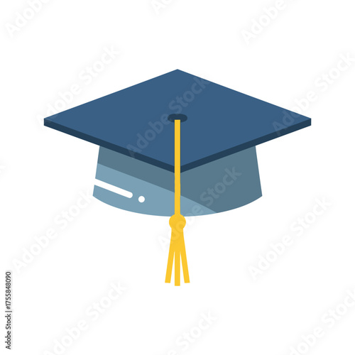 Graduation Cap with Tassel Symbolizing Academic Achievement and Success.
