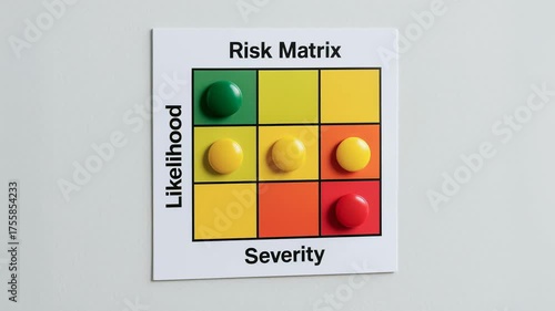 Risk matrix likelihood severity accident prevention safety chart risk assessment mitigation planning hazard control awareness training planning