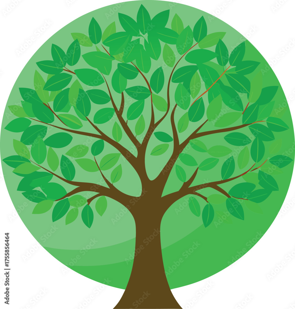 Obraz premium tree with green leaves