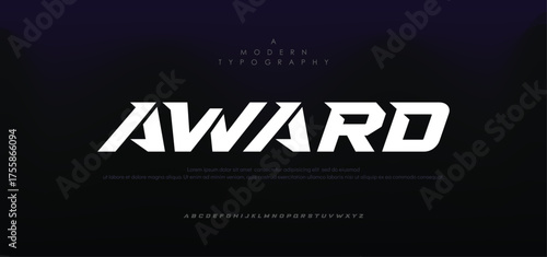 Sport Modern Italic Alphabet Font. Typography urban style fonts for technology, digital, movie logo. vector illustration