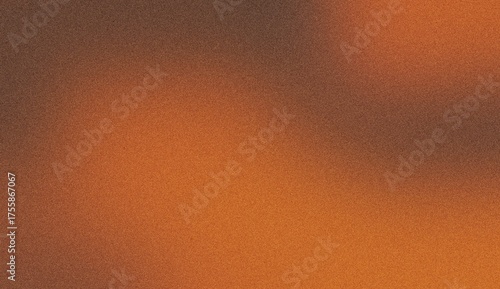 Quadro su tela Abstract textured background with warm, earthy tones of orange, brown, and hints of green, suggesting natural, organic, or rustic elements