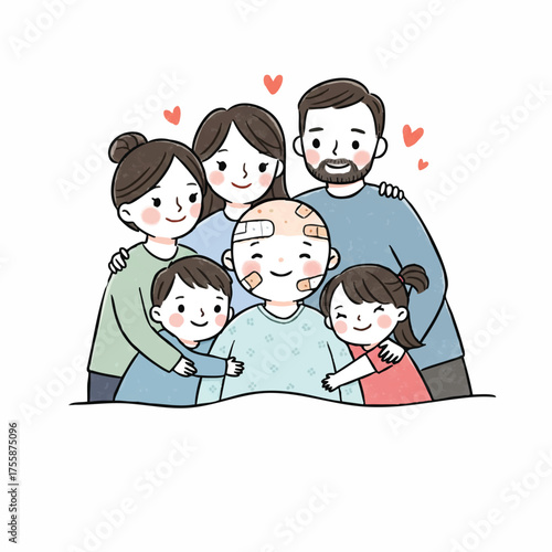 Multi generational family bonding and love