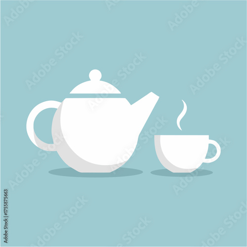 teapot and cup