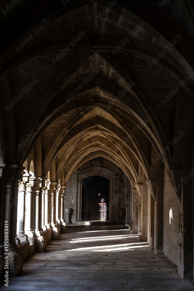 Fototapeta premium Monastery of Santa Maria de Vallbona, Tarragona, Catalonia, Spain