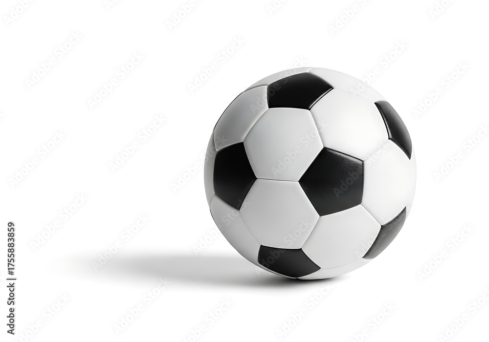 Obraz premium Soccer ball isolated on white background