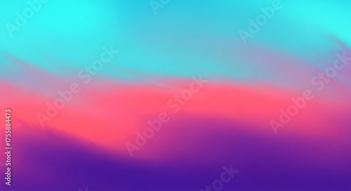 Soft wavy Texture with pink color gradient | Vaporwave Background in Glowing form | Electric Turquoise Pink Purple Gradient in Colorful Cloudy blending 