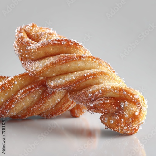 Korean twisted stick doughnuts breakfast food 
