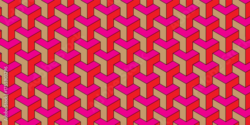 seamless geometric pattern with geometric shapesPrint
