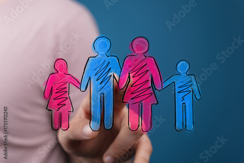 Stock photo of a hand inter...
